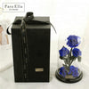Rare Design - Three Eternal Roses In Elegant Glass Dome