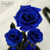 Rare Design - Three Eternal Roses In Elegant Glass Dome