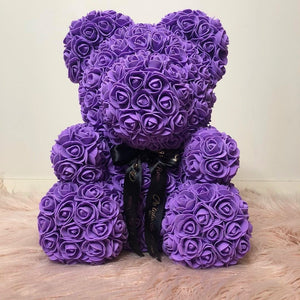 Purple Rose Teddy