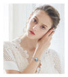 Sterling Silver Bracelet with Large Central Swarovski Crystal