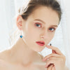 Swarovski Heart Drop Earrings